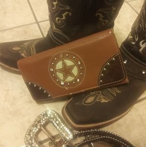 Brown faux leather Wallet